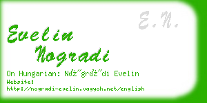 evelin nogradi business card